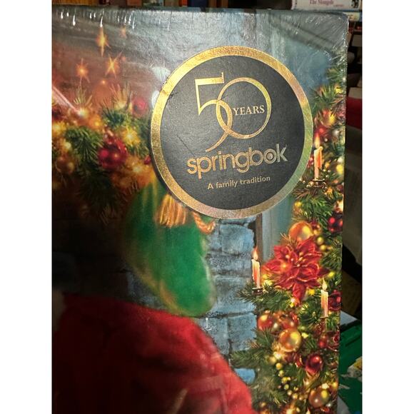 Springbok 2012 Santa's Return 1500 Piece Jigsaw Puzzle Geisinger New Sealed USA - Picture 3 of 5